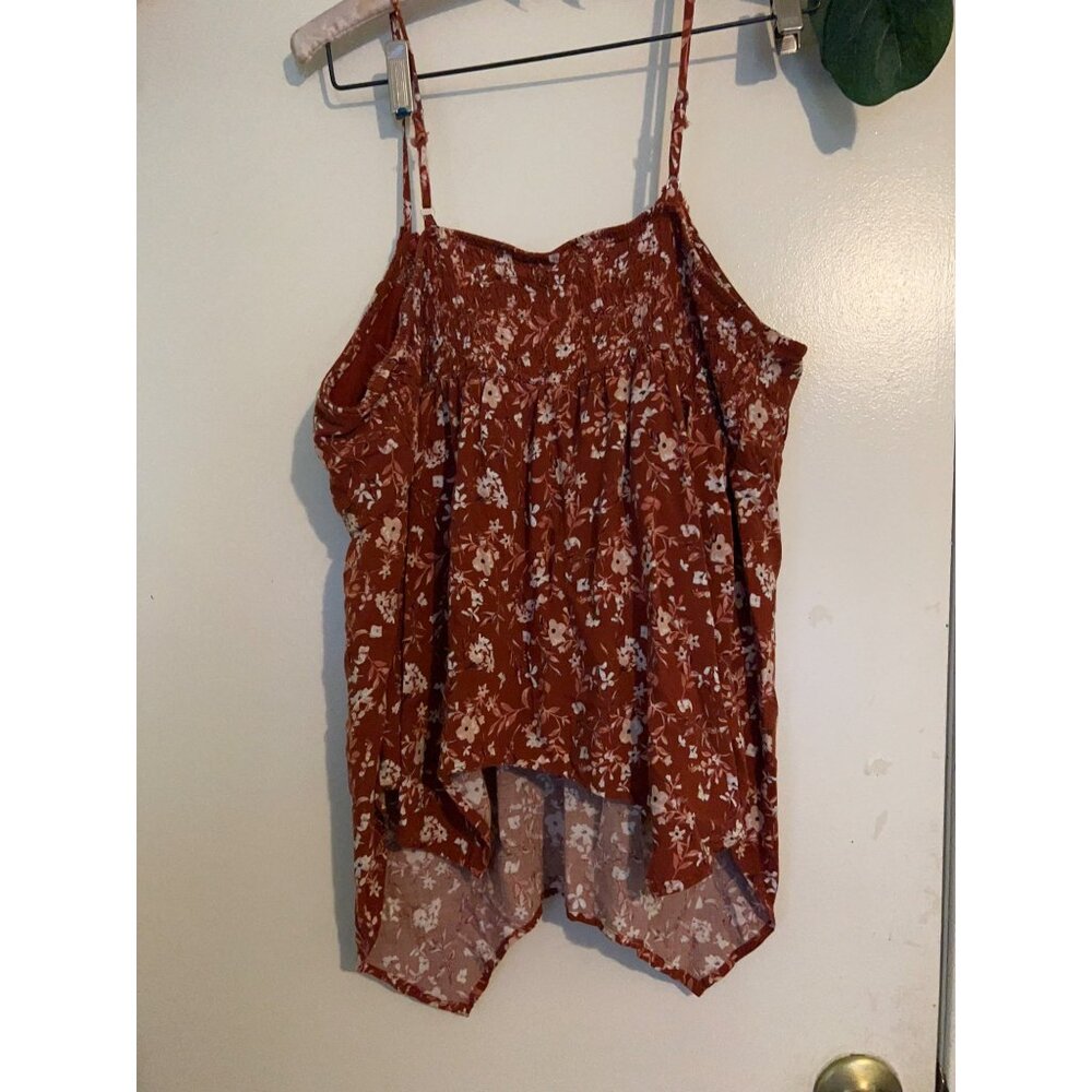 Babydoll Tank M Bloom Lace Y2K Festival Fairy Coquette Handkerchief Hem Padded - Picture 2 of 11